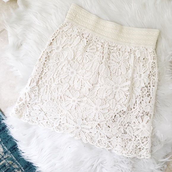 Forever 21 Dresses & Skirts - crochet lace skirt Forever 21 Dresses & Skirts - crochet lace skirt